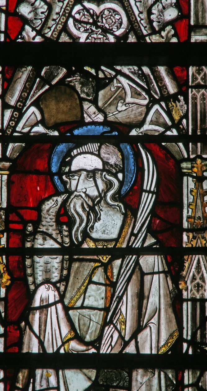 Finestra Ew raffigurante San Giovanni da English School