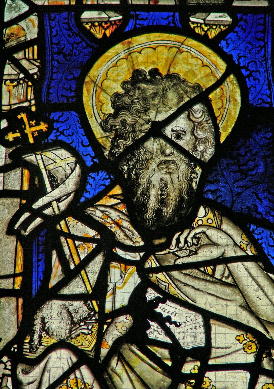 Vetrata raffigurante San Giovanni Battista da English School