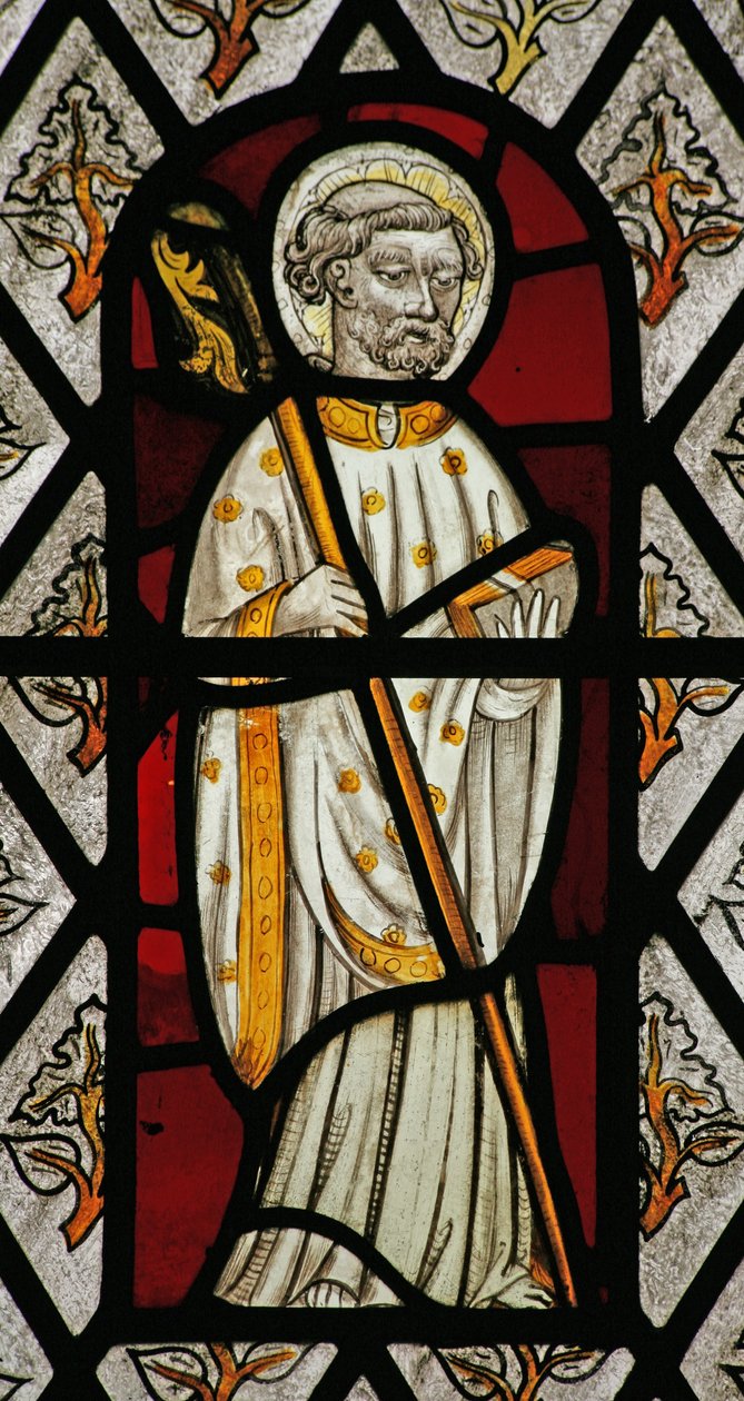 Finestra Na raffigurante San Pietro? da English School