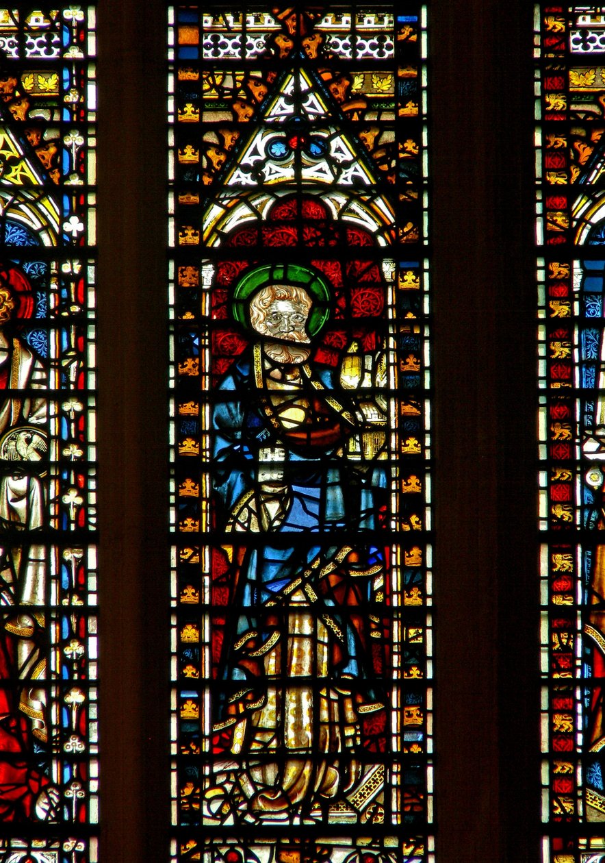 Vetrata raffigurante San Pietro da English School