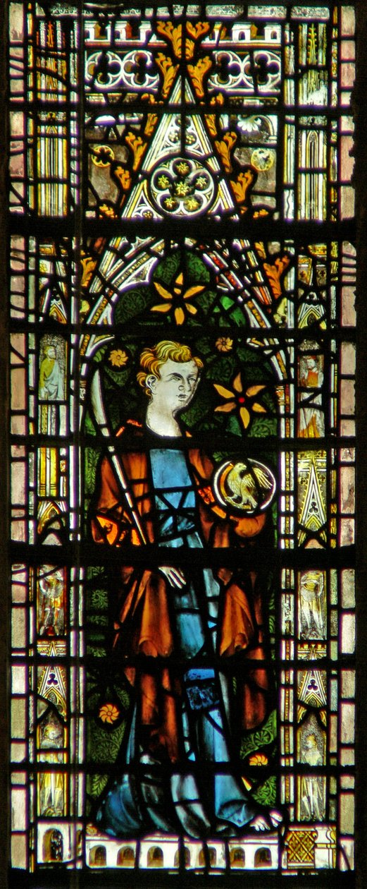 Vetrata raffigurante San Giovanni da English School