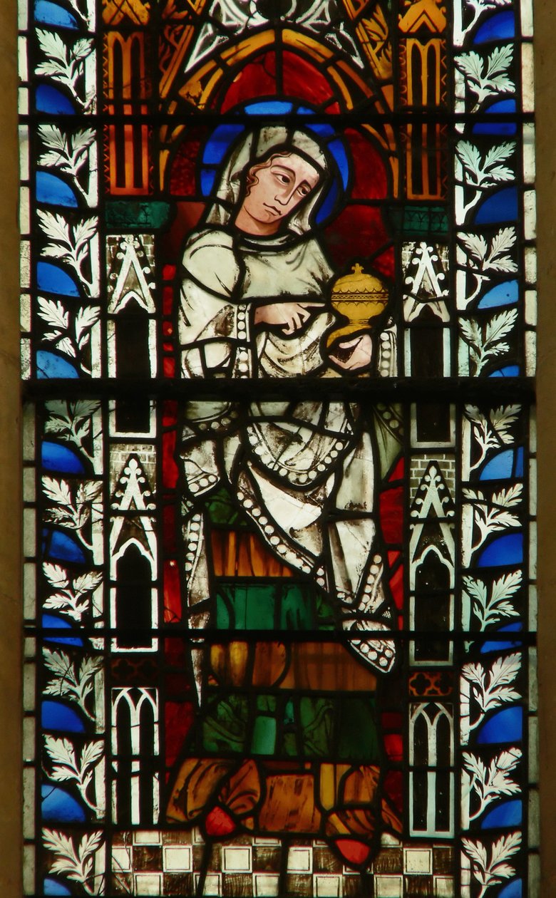 Vetrata raffigurante Maria Maddalena da English School