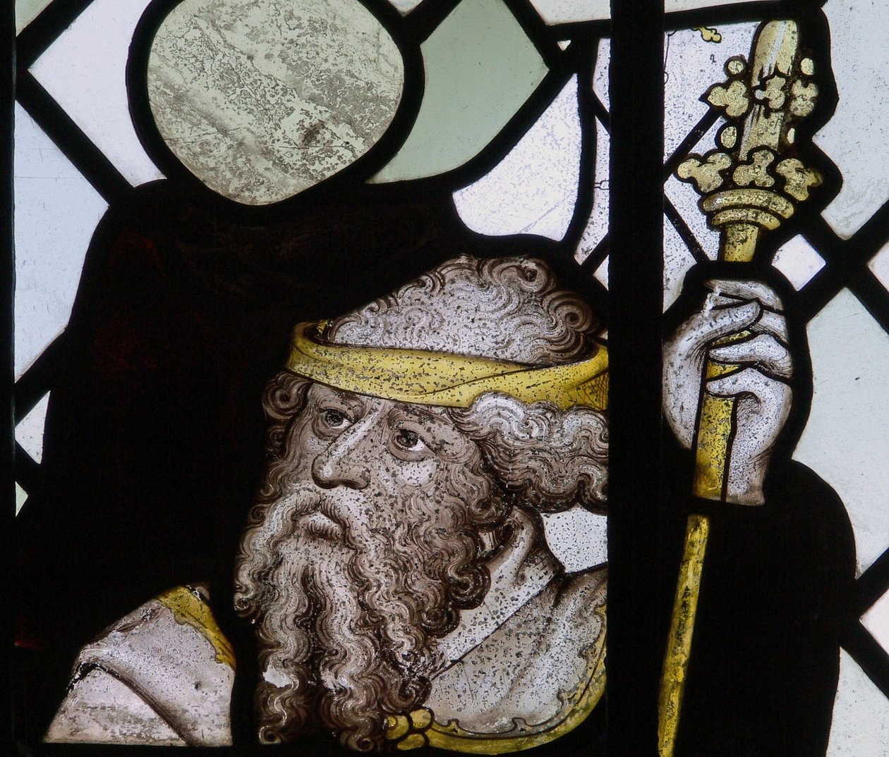 Finestra raffigurante un dettaglio della finestra di San Cristoforo da English School