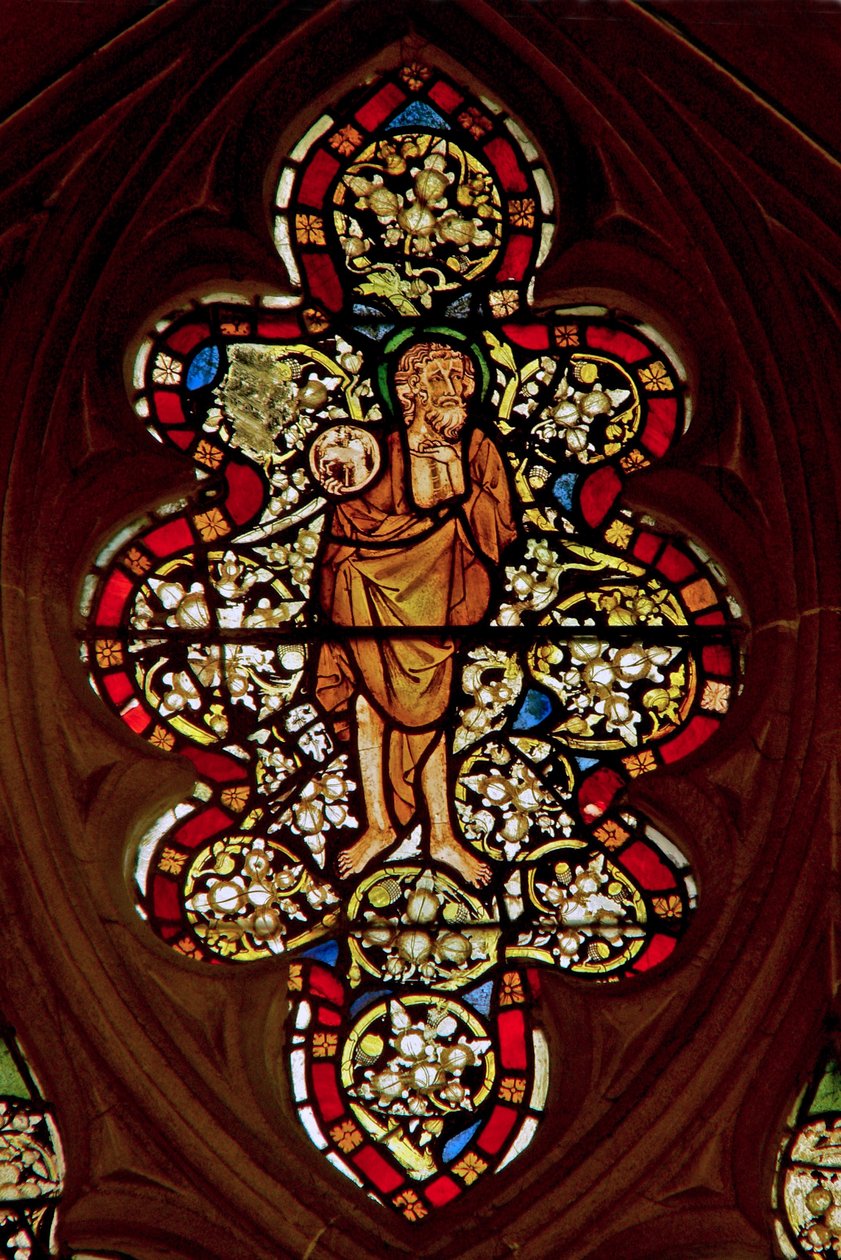 Finestra n-11 raffigurante San Giovanni Battista da English School