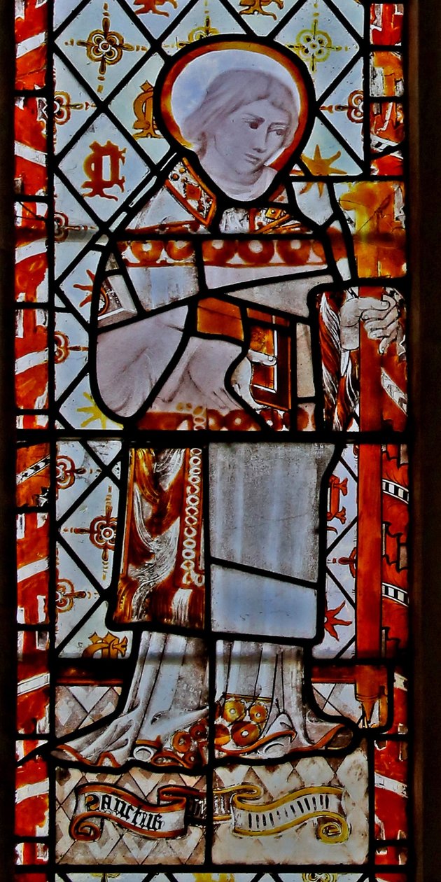 Finestra n2 raffigurante San Pietro Diacono da English School
