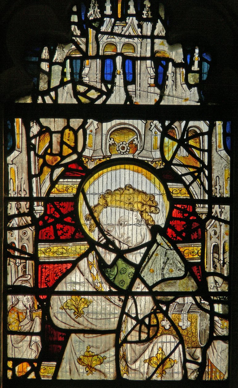 Vetrata s2 raffigurante San Giovanni da English School