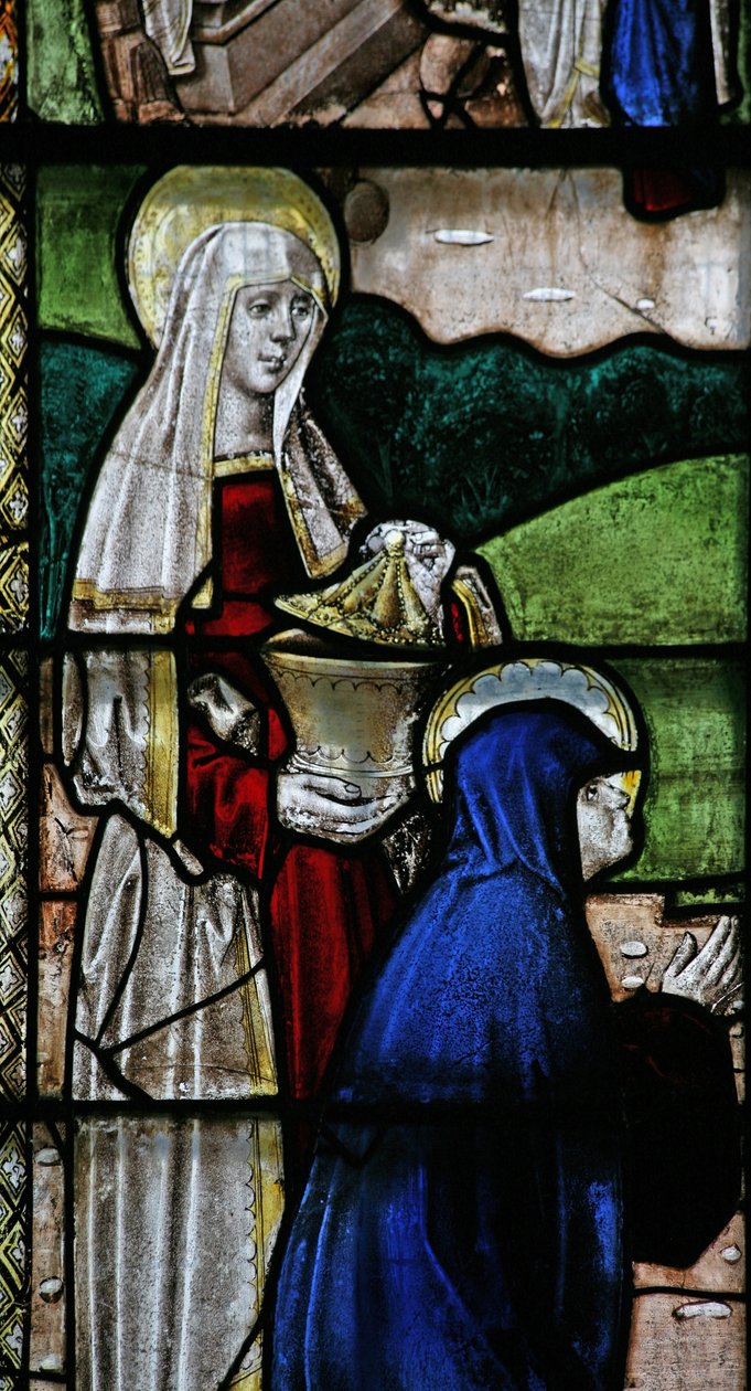 Finestra s3 raffigurante una scena di Resurrezione: le Sante Donne al Sepolcro da English School