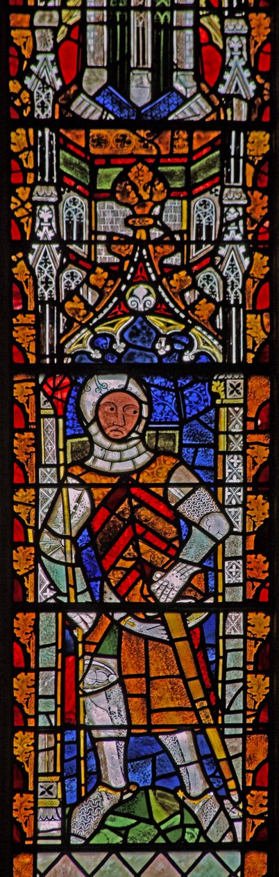 Finestra s4 raffigurante William Lord de la Zouche da English School