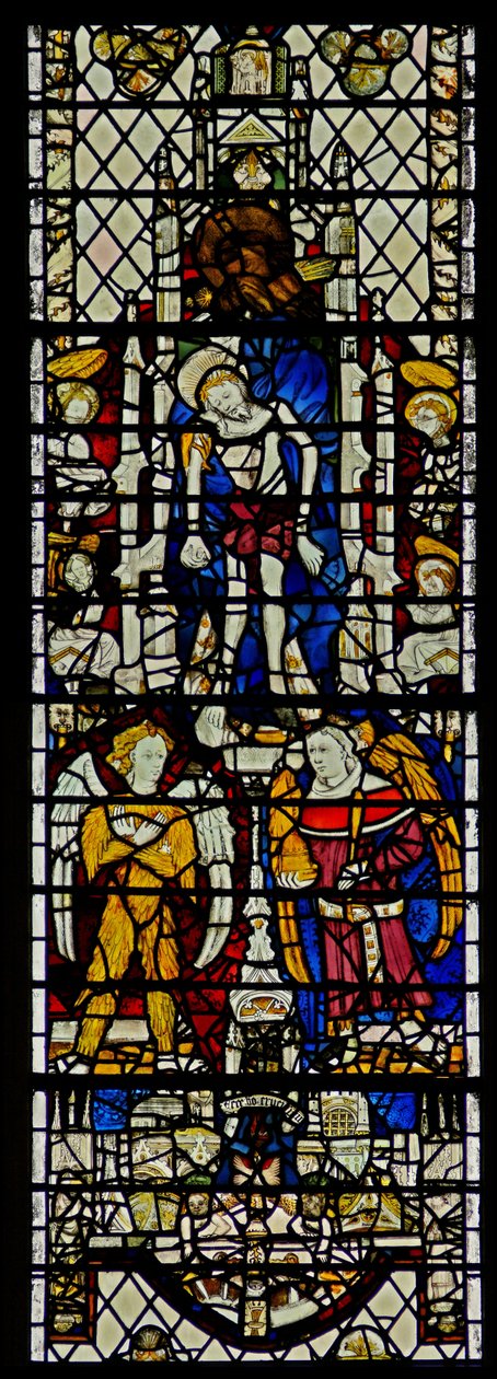 Finestra w12 raffigurante Corpus Christi da English School