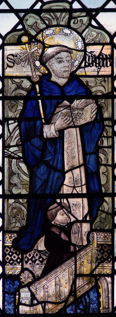 Finestra w4 raffigurante San Domenico da English School