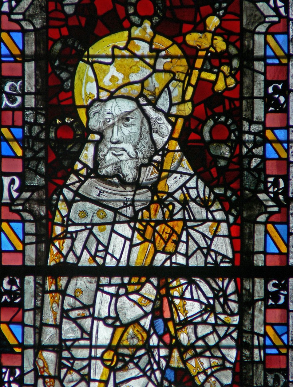 Finestra w4 raffigurante San Pietro da English School