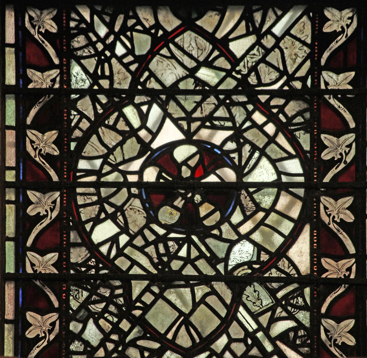 Vetrata w58 raffigurante grisaille da English School
