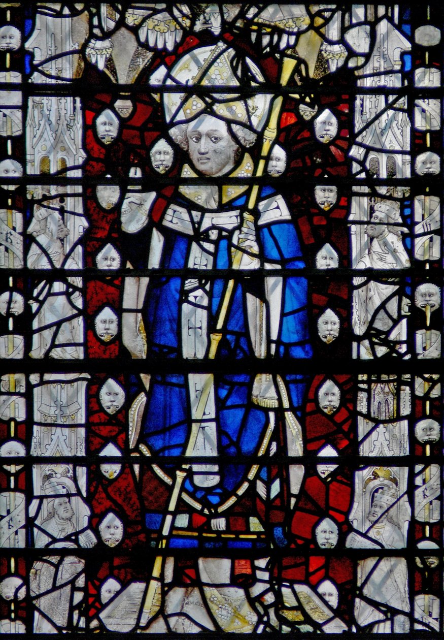 Finestra w6 raffigurante San Paolino da English School