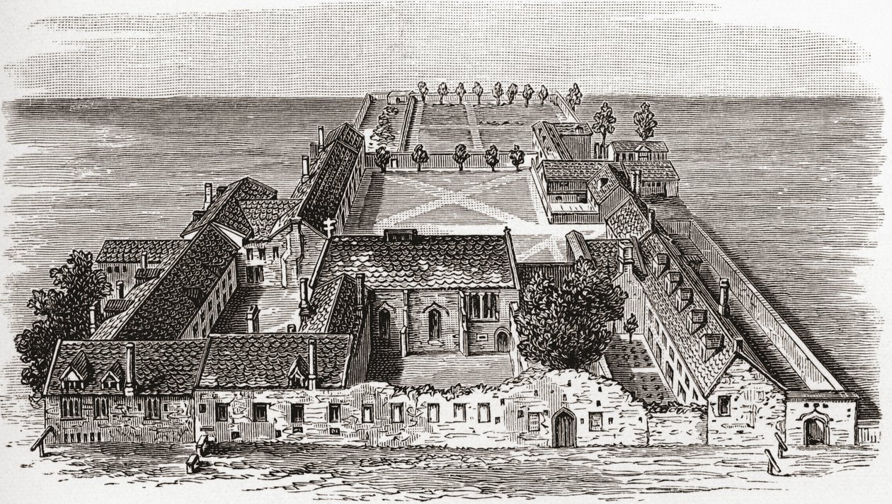 Worcester College, precedentemente Gloucester Hall, Oxford c.1673, da 