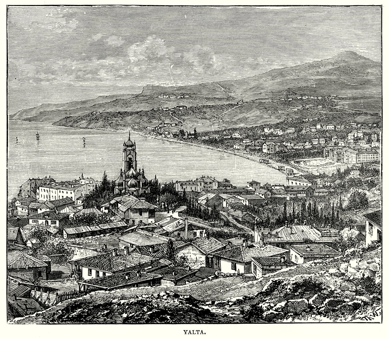 Yalta (incisione) da English School