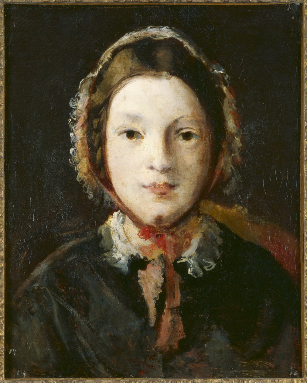 Giovane donna con cappello da English School