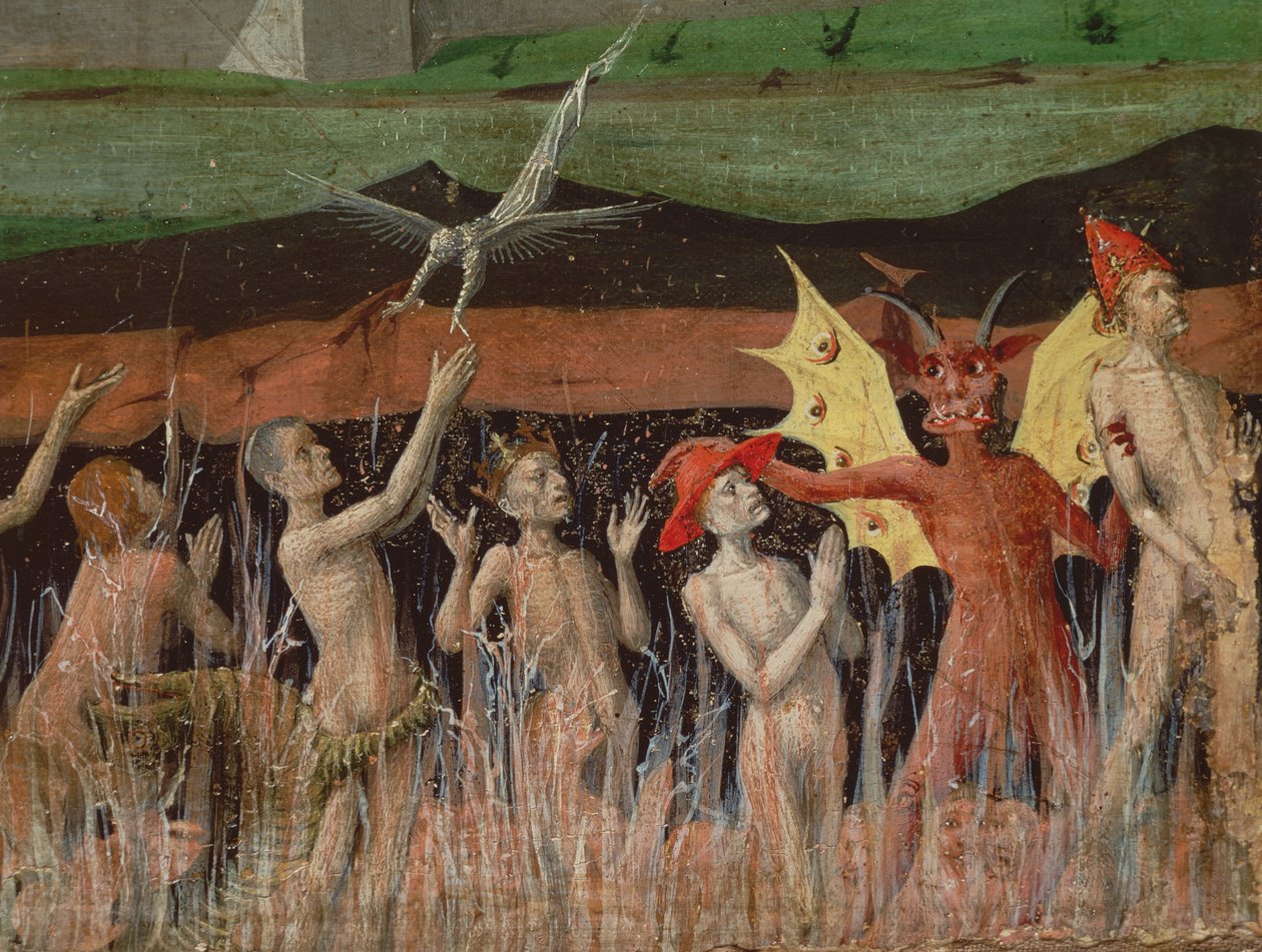 Resurrezione dei morti, demone, dettaglio dall