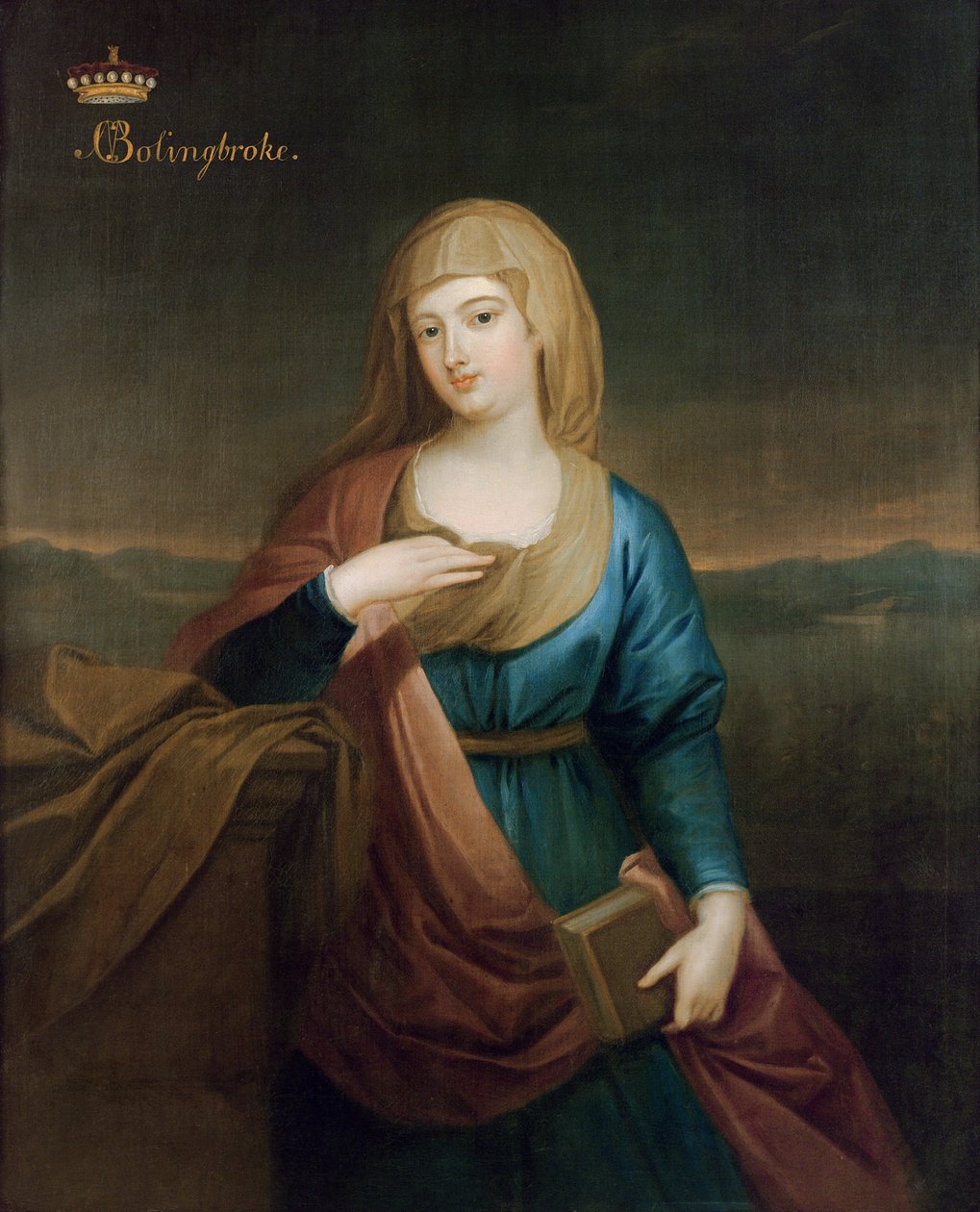 Ritratto di Marie Claire Deschamps de Marcilly (1675-1750), seconda moglie di Henry, 1° visconte Bolingbroke, c.1720 da Enoch Seeman