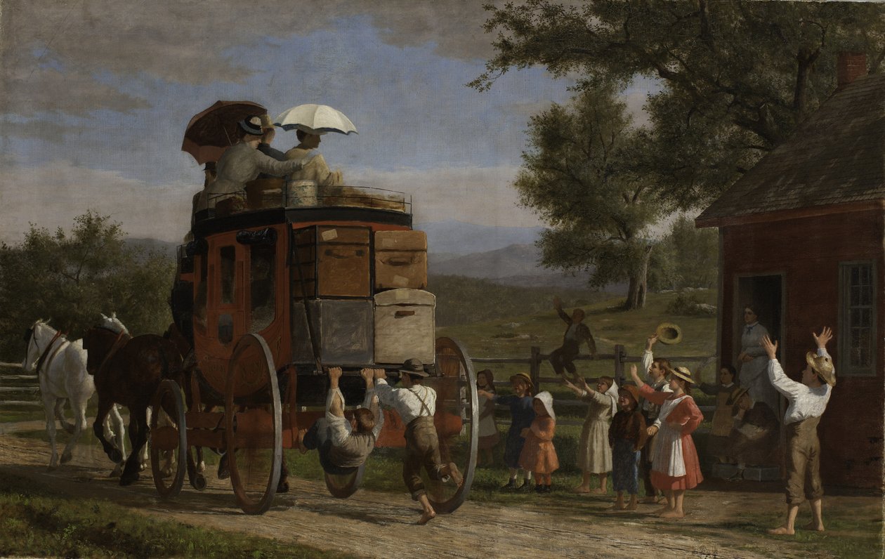 Il carro Pemigewasset, 1899 da Enoch Wood Perry