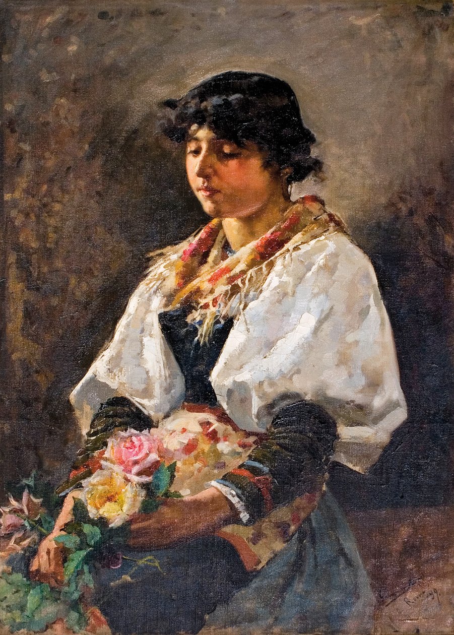 Ciociara Donna della regione di Ciociaria, Italia da Enrique Simonet