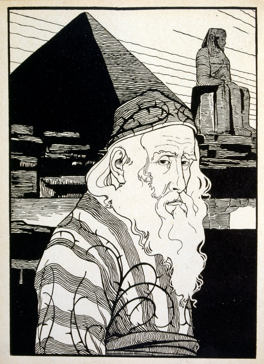 Pasqua, dal libro Giuda illustrato da Ephraim Moses Lilien (1874-1925). Lilien è considerato il padre dell