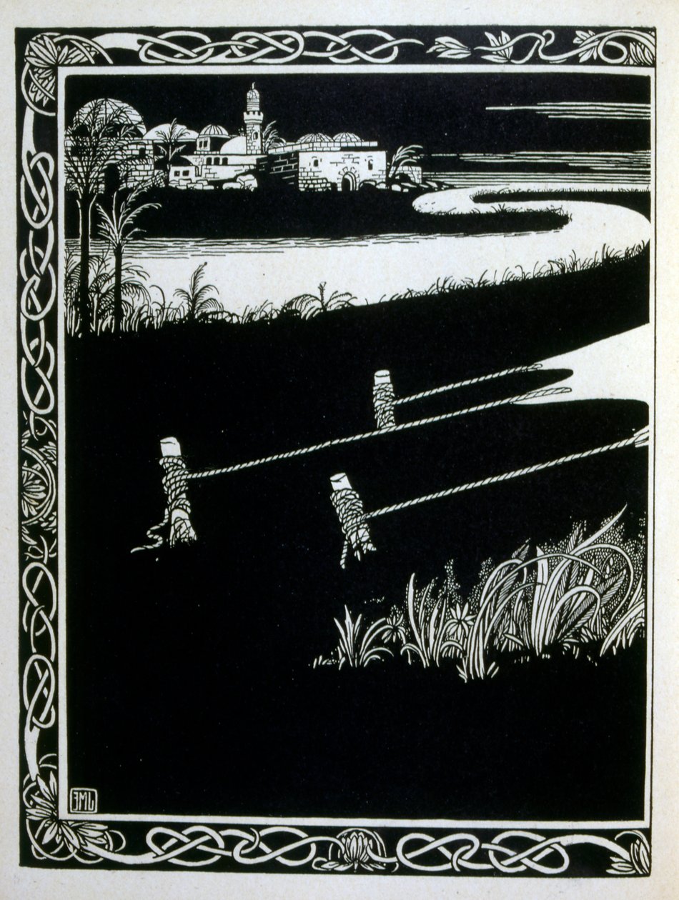 Enak davanti a Gomorra, dal libro Giuda illustrato da Ephraim Moses Lilien (1874-1925). Lilien è considerato il padre dell