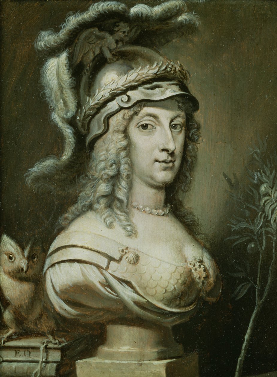 Ritratto allegorico della regina Cristina di Svezia (1626-89) da Erasmus Quellinus II