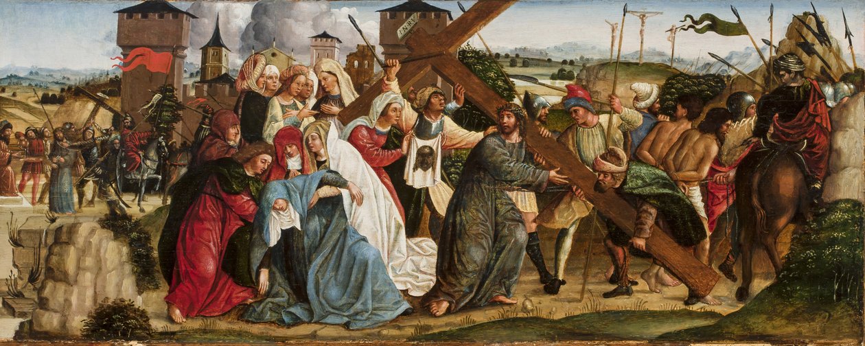 Cristo che porta la croce, c.1500 da Ercole de Roberti