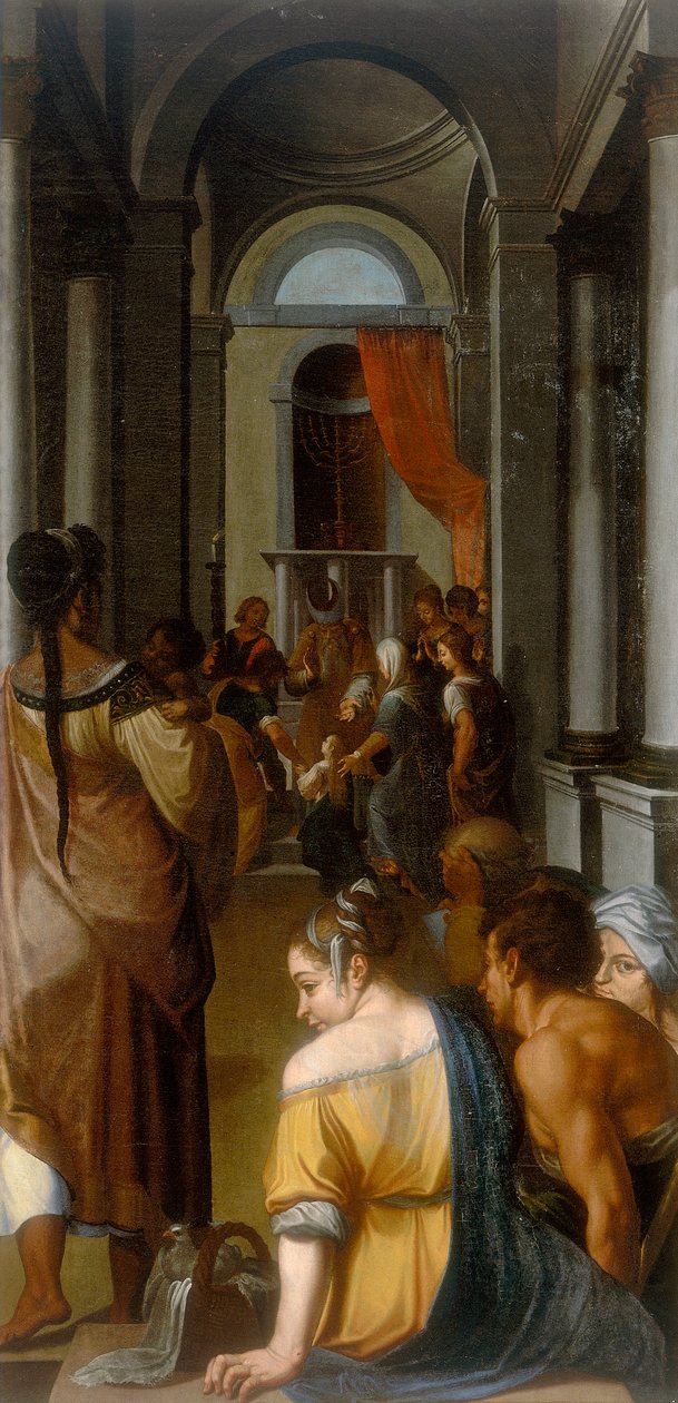 Presentazione della Vergine al Tempio, opera di Ercole Dell