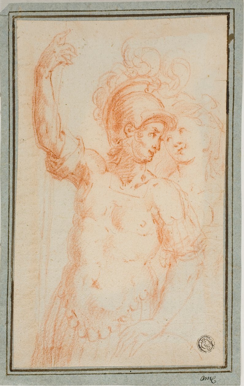 Soldato romano e donna da Ercole Procaccini the younger