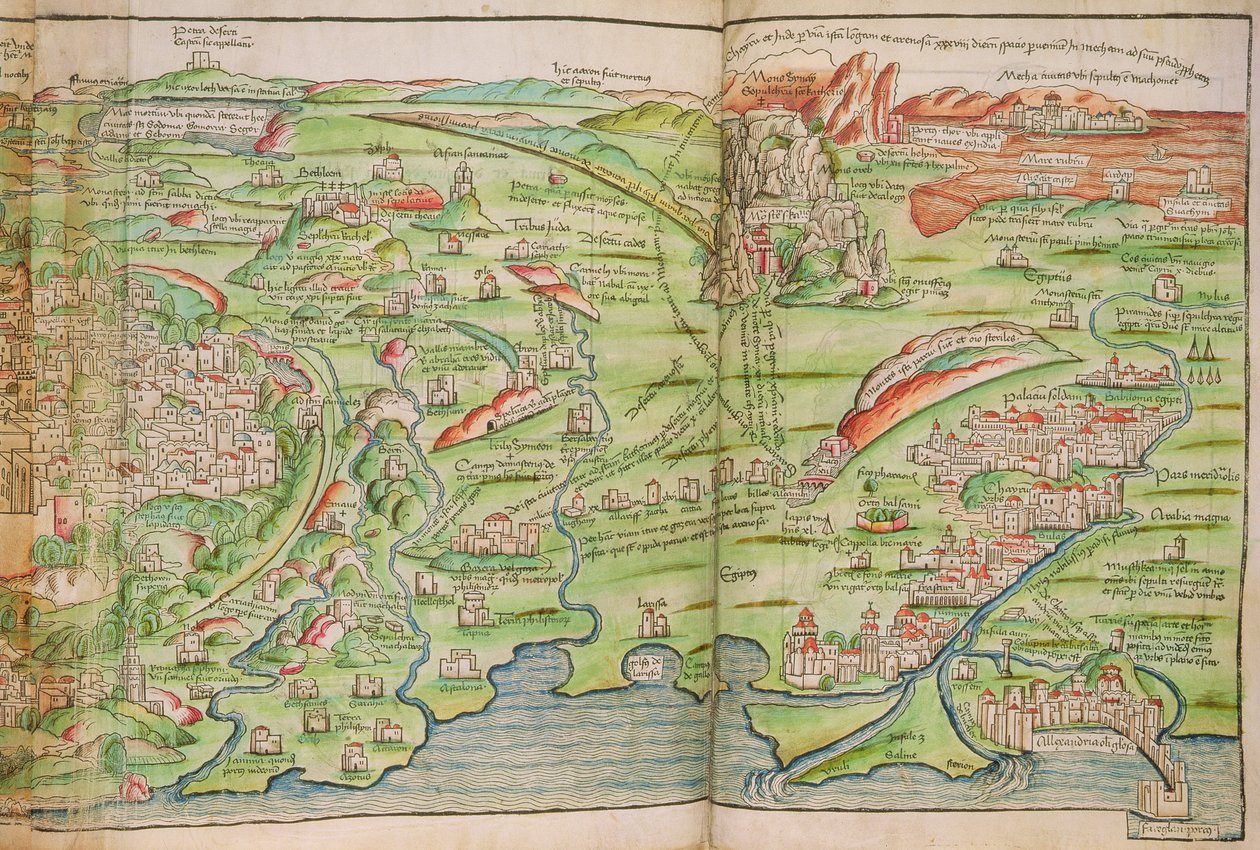 Mappa della Città di Gerusalemme, da 