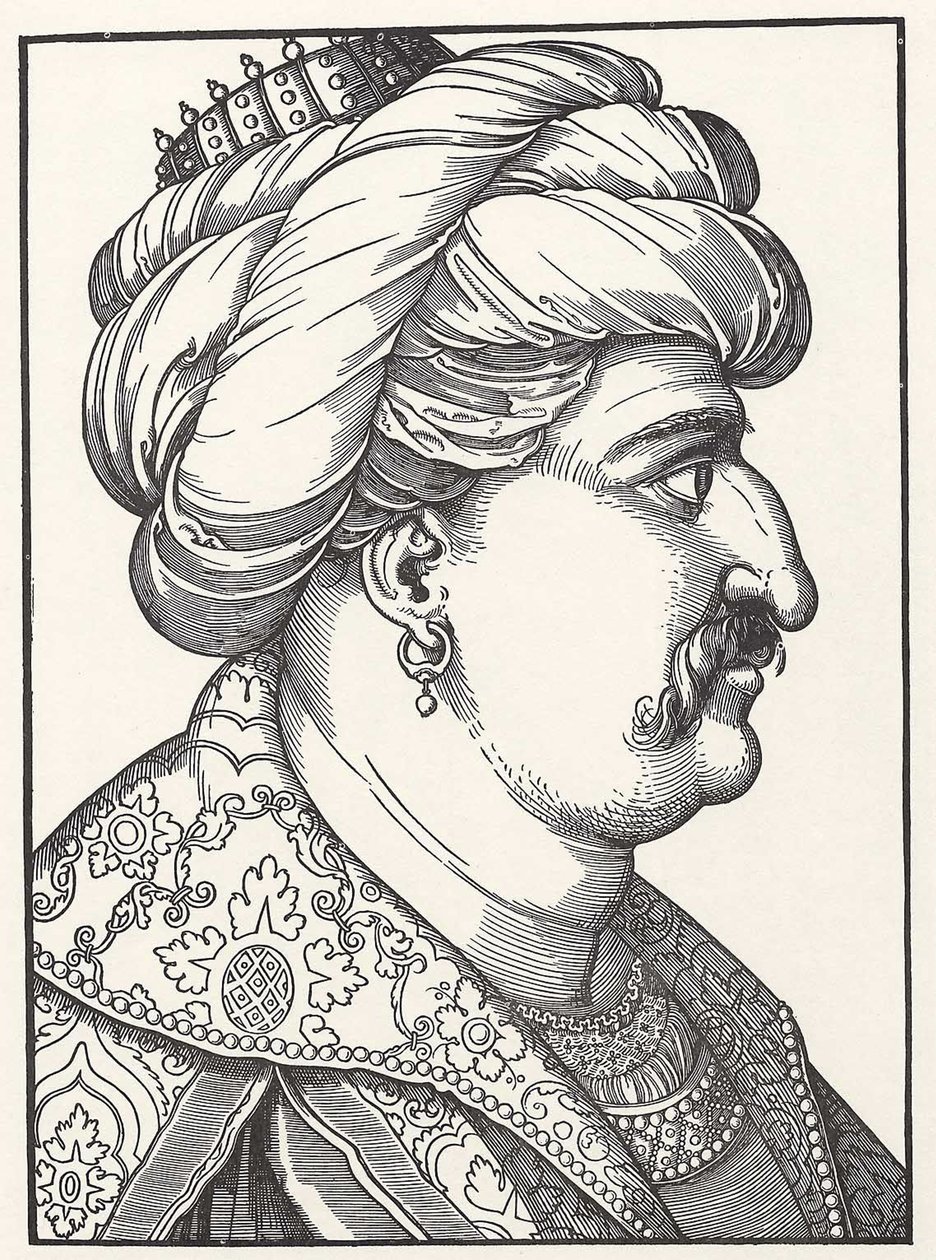 Ritratto del sultano Solimano I il Magnifico da Erhard Schon