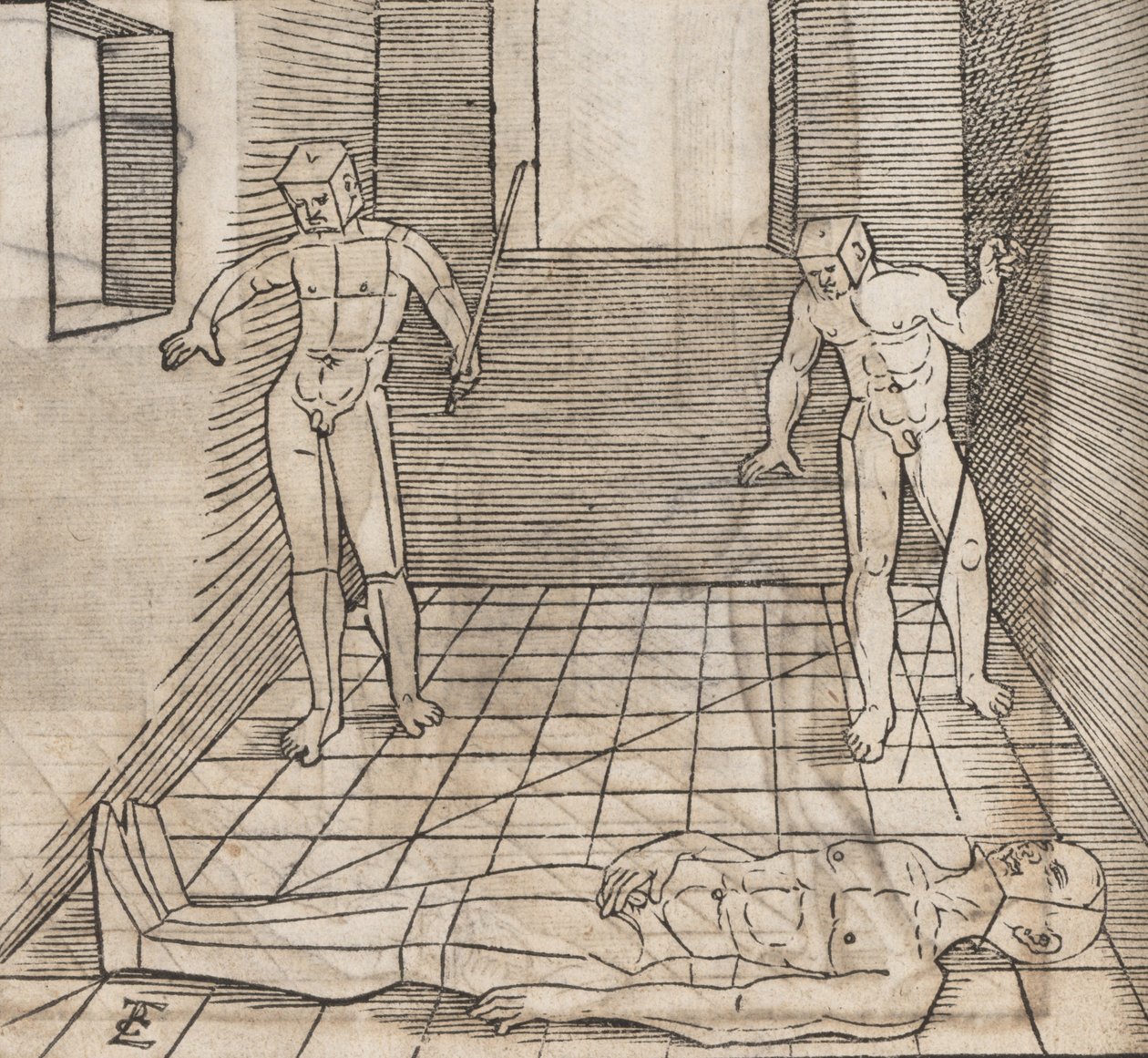 Insegnamento delle proporzioni e della posizione delle pose, 1538 da Erhard Schon