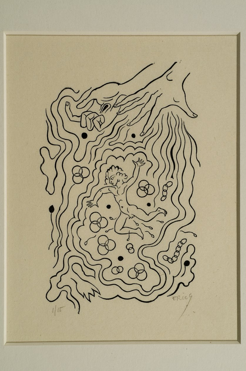 Il mondo è piccolo (xilografia) da Eric Gill