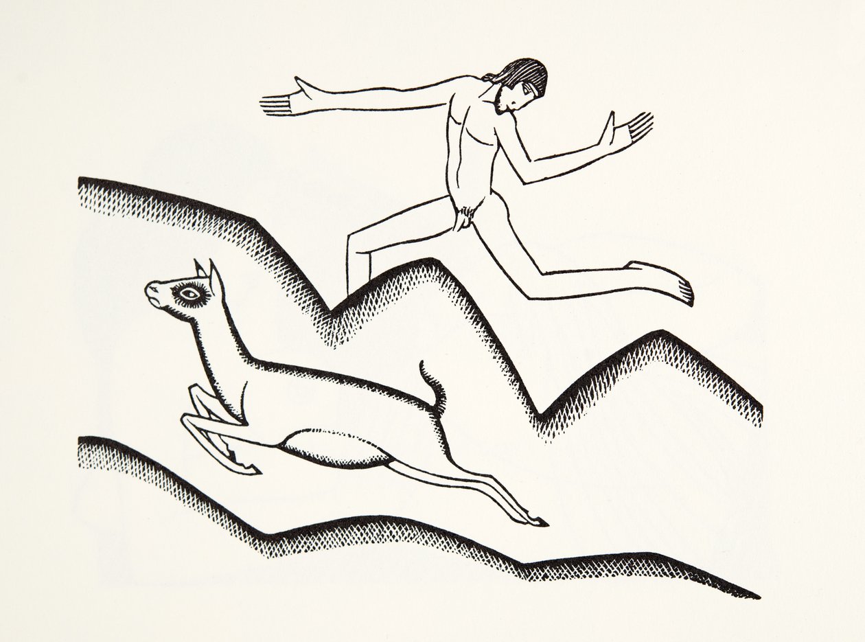 Saltando sulle montagne da Eric Gill