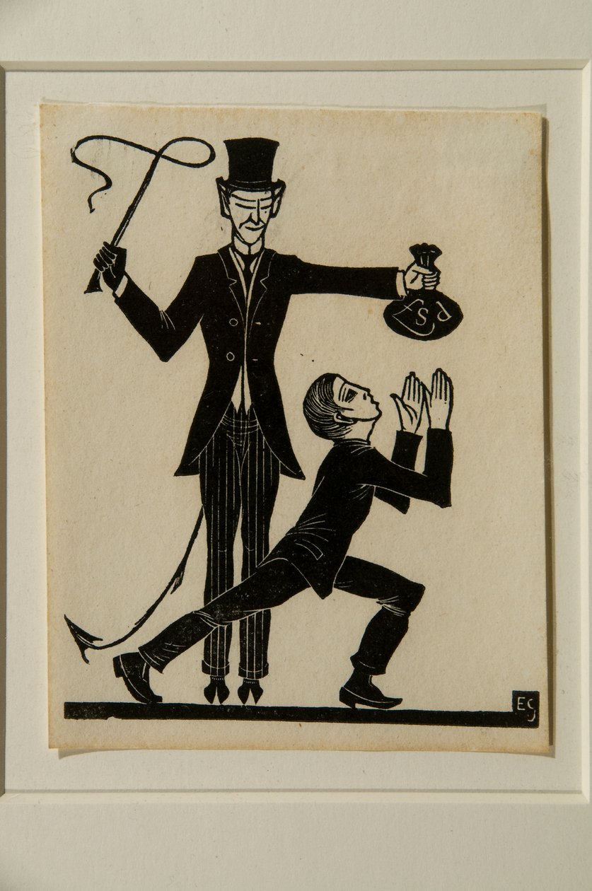 La scimmia e la frusta da Eric Gill