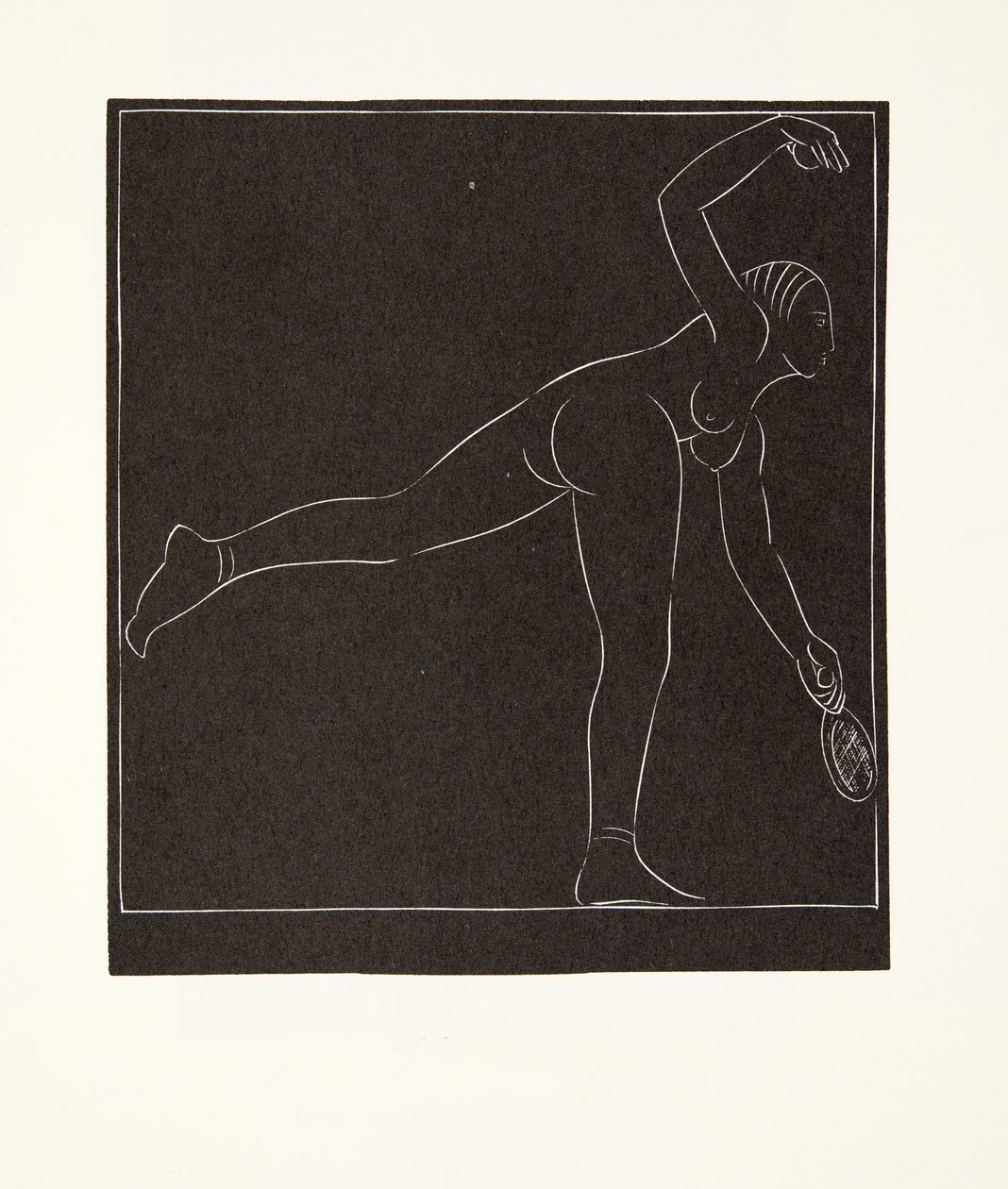 Il giocatore di tennis da Eric Gill
