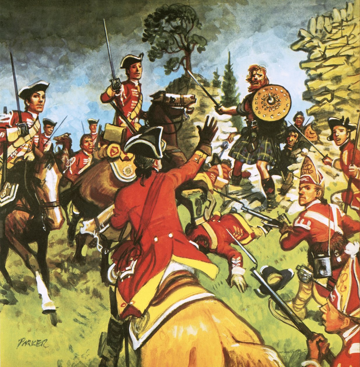 Battaglia di Culloden da Eric Parker