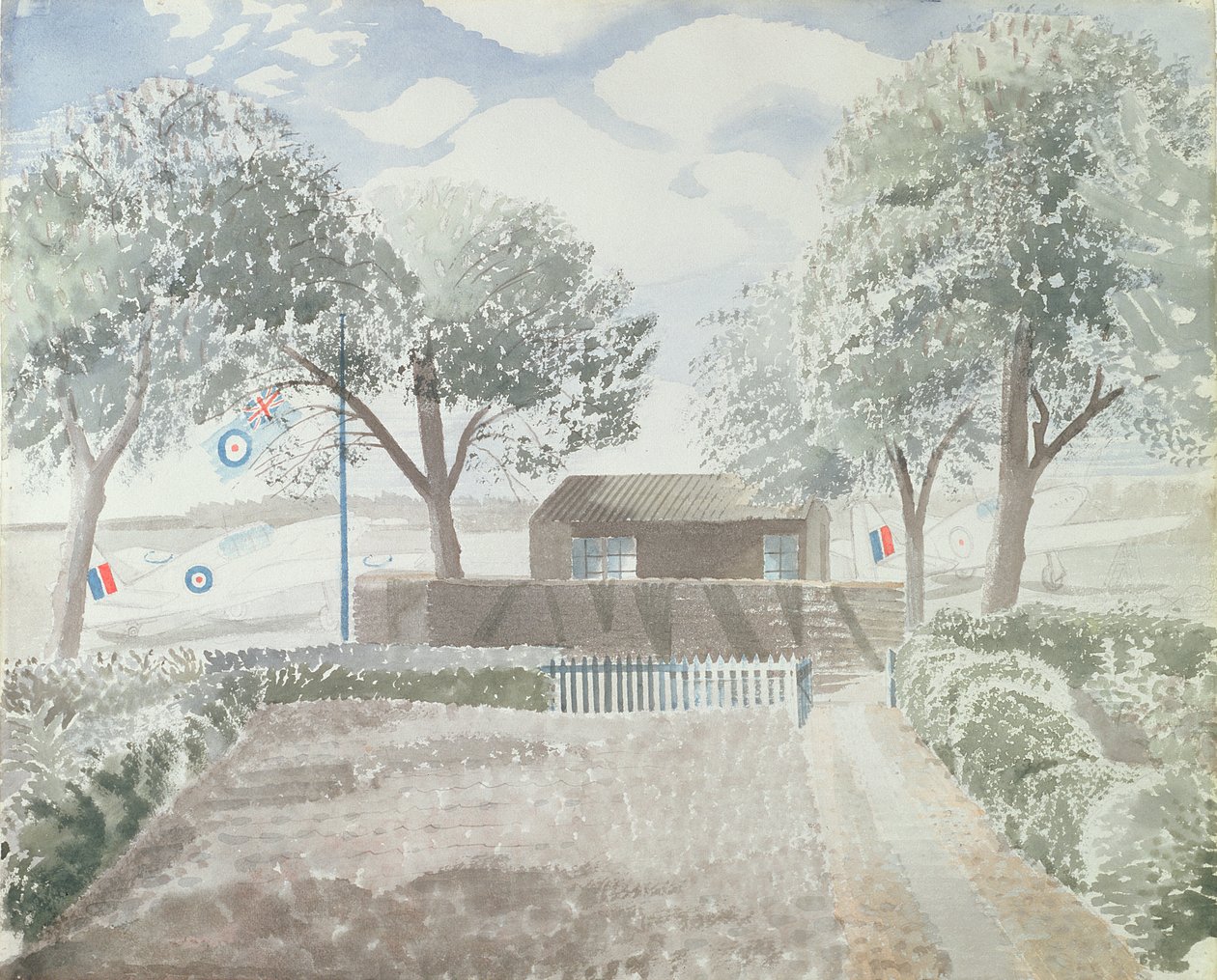 Aerodromo, c.1942 da Eric Ravilious