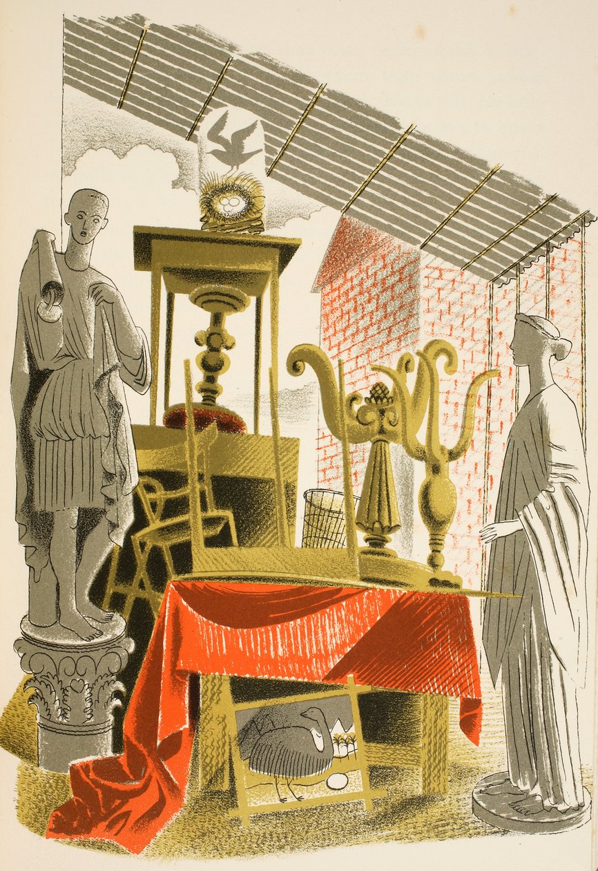 Negozio di antiquariato, illustrazione da 