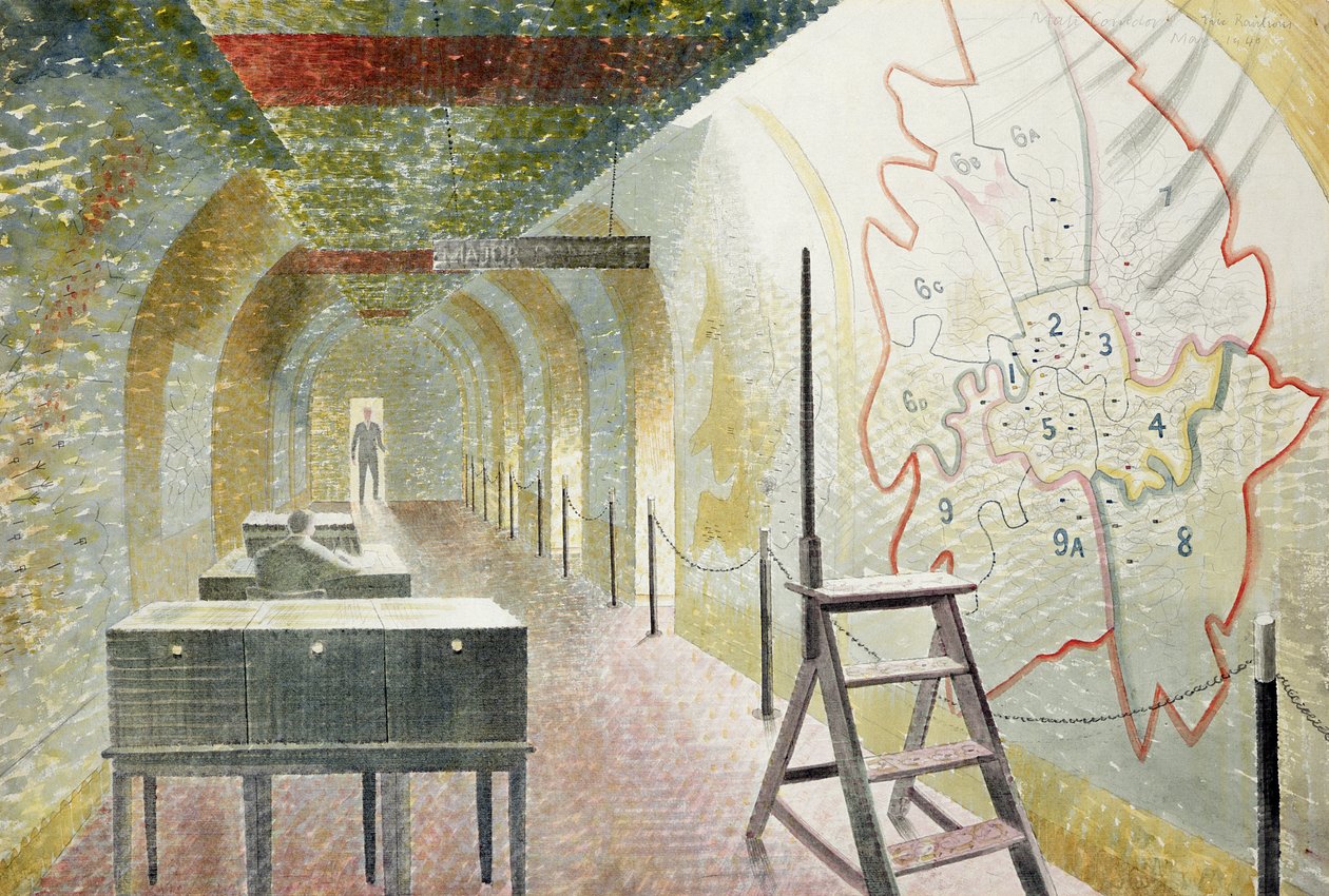 Corridoio della mappa n. 1 da Eric Ravilious