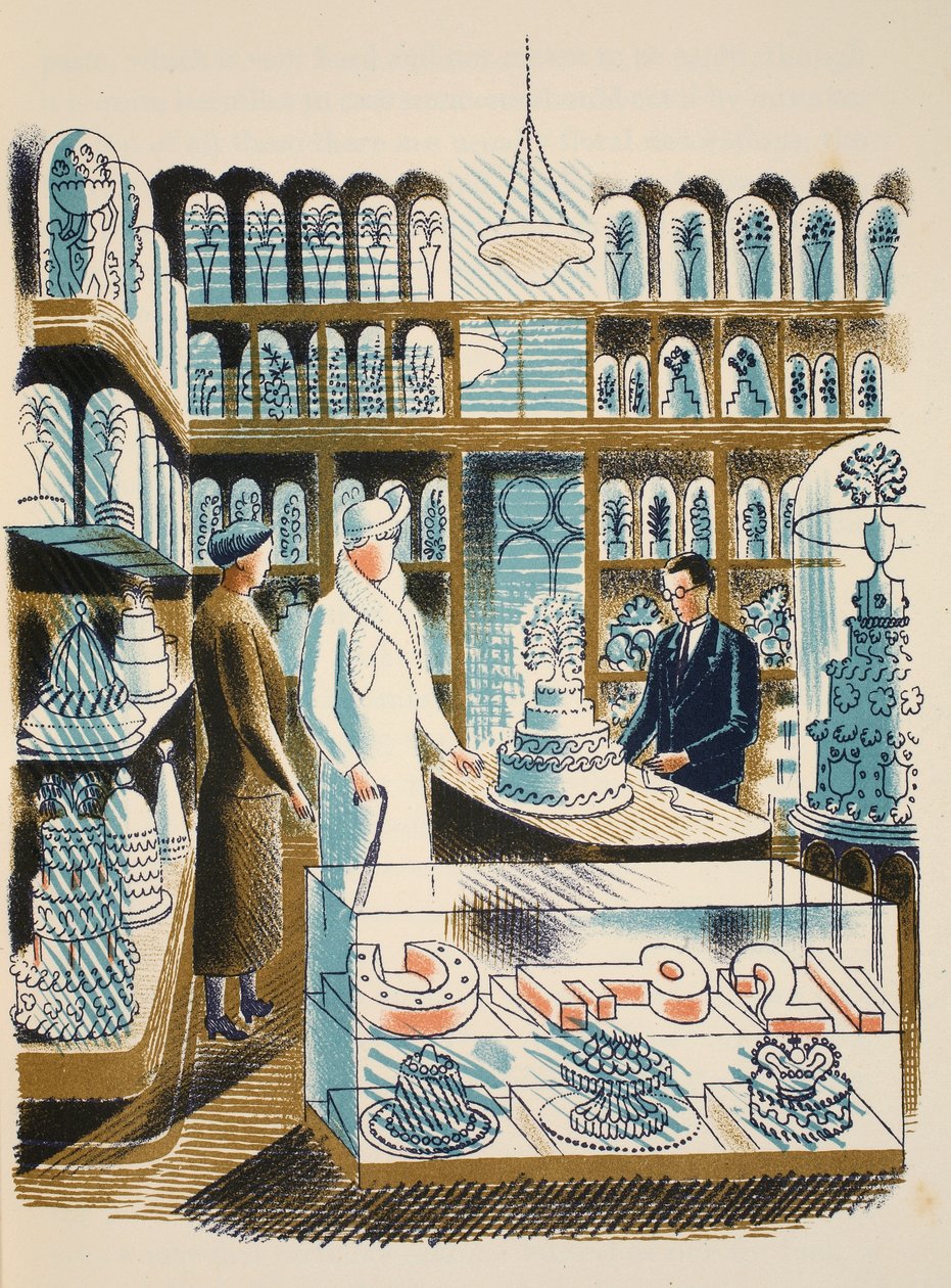 Torta Nuziale da Eric Ravilious