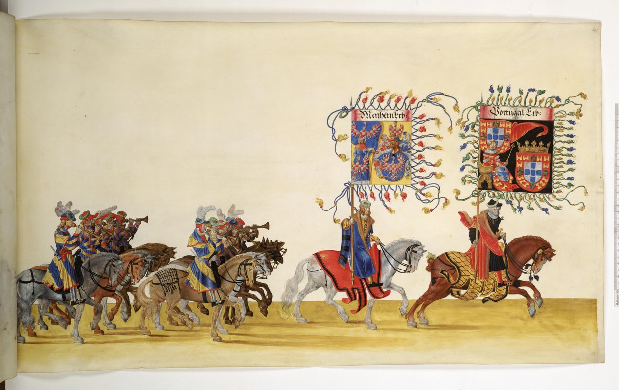 A tutta pagina: particolare del Corteo trionfale, 1550-1600 ca. da Erich Lessing