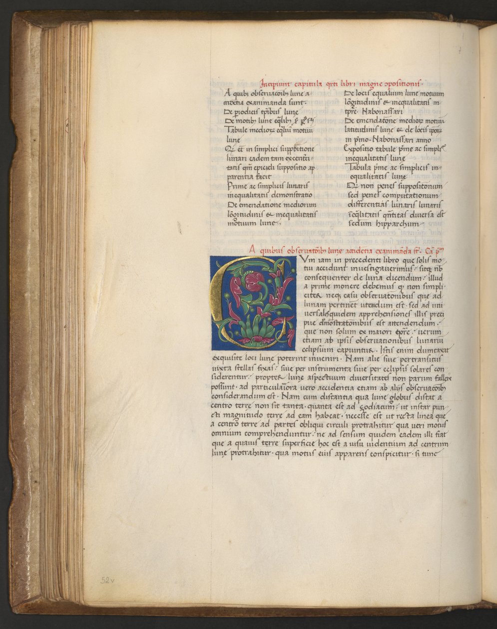 Pagina intera: testo con iniziale 