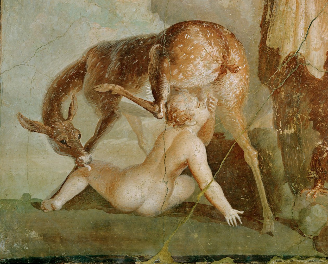 Eracle ritrova il figlio Telephos in Arcadia da Erich Lessing