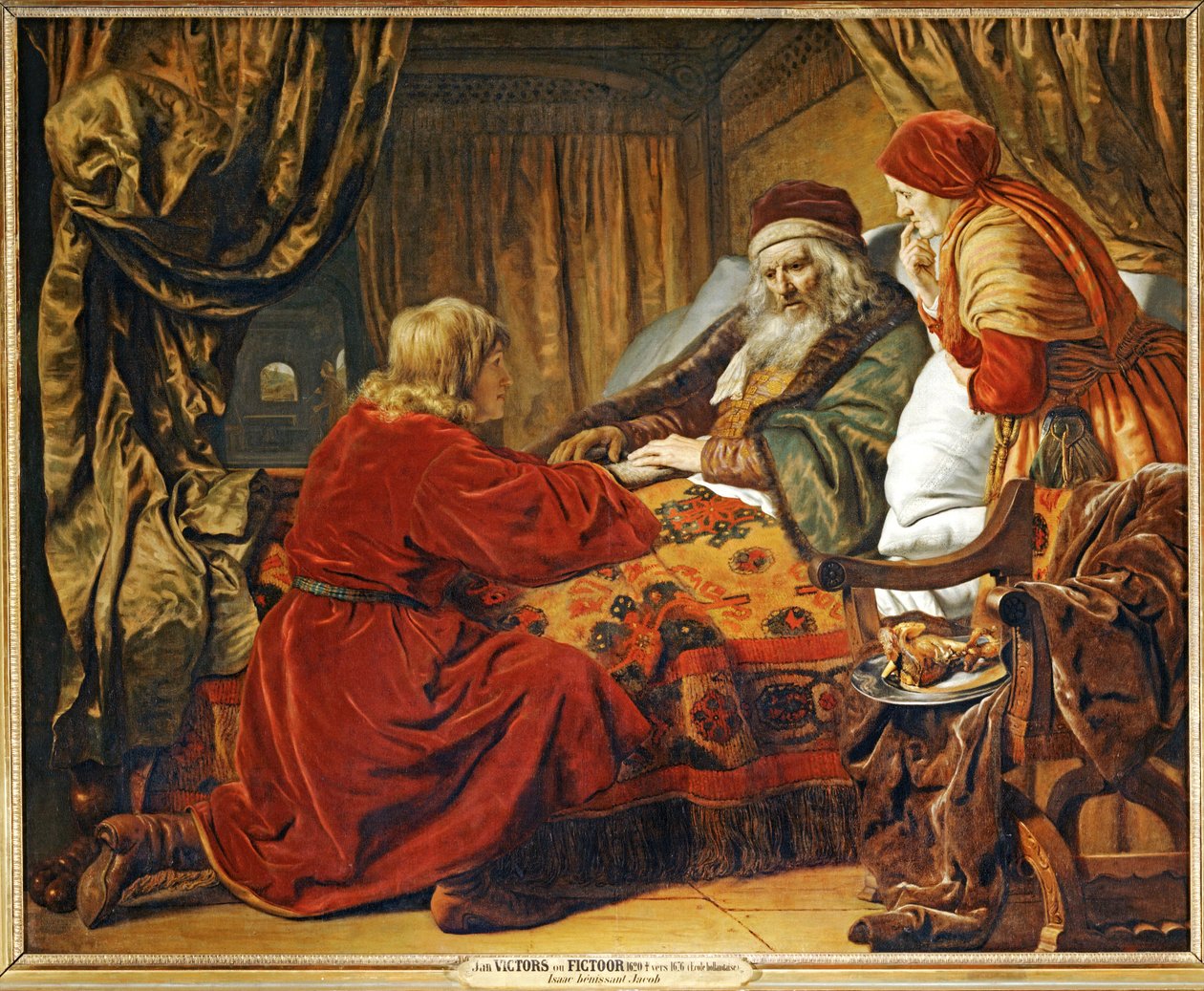 Isacco che benedice Giacobbe ... da Erich Lessing
