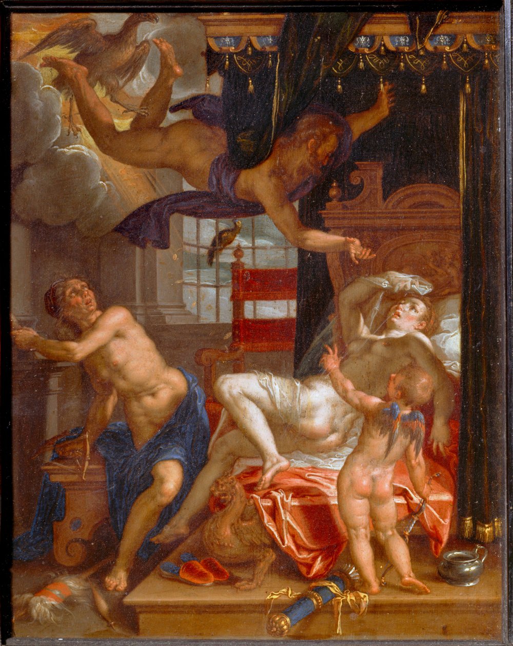 Giove entra nella camera da letto di Danae ... da Erich Lessing