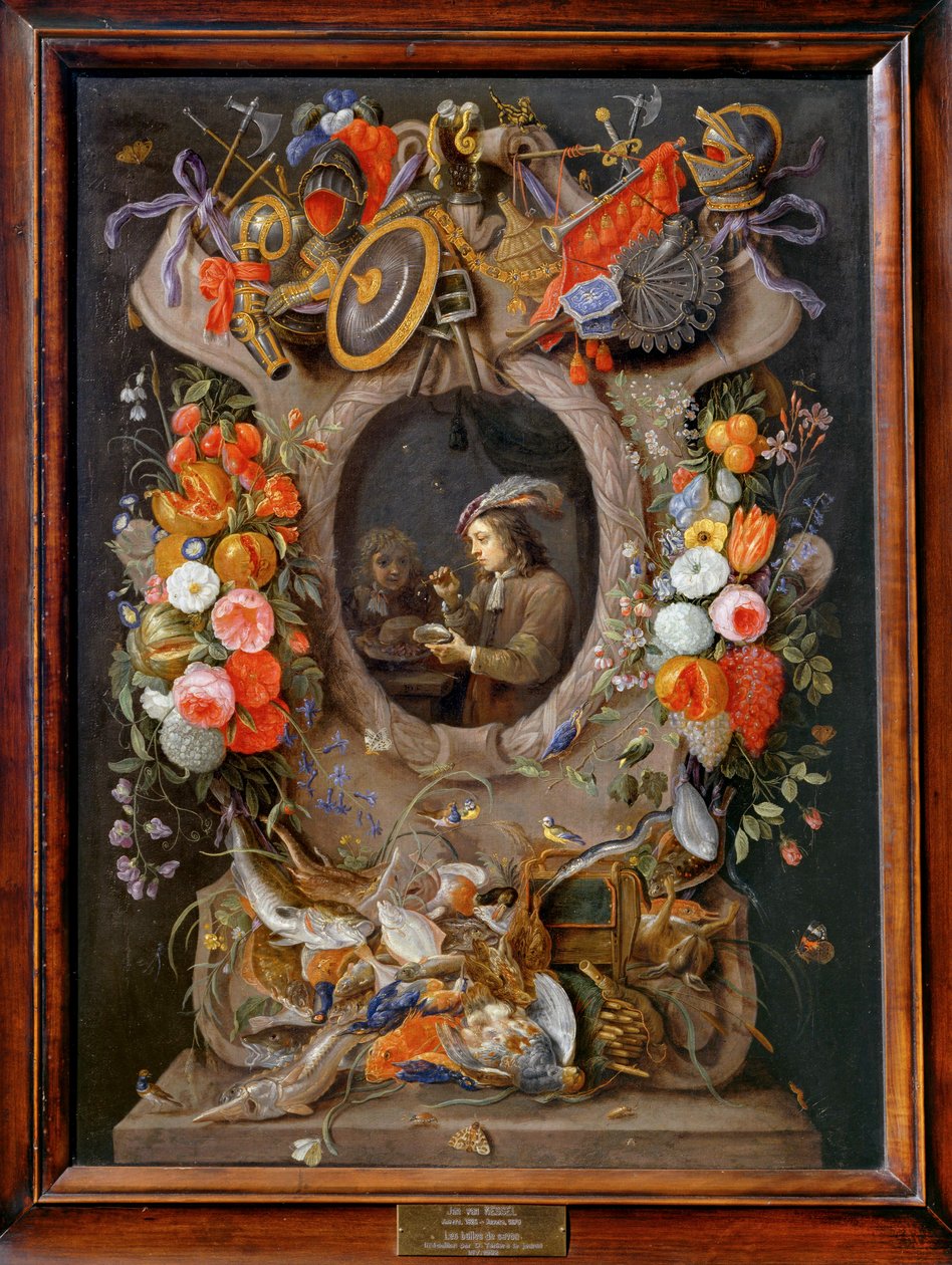 Bolle di sapone, il medaglione di Teniers ... da Erich Lessing