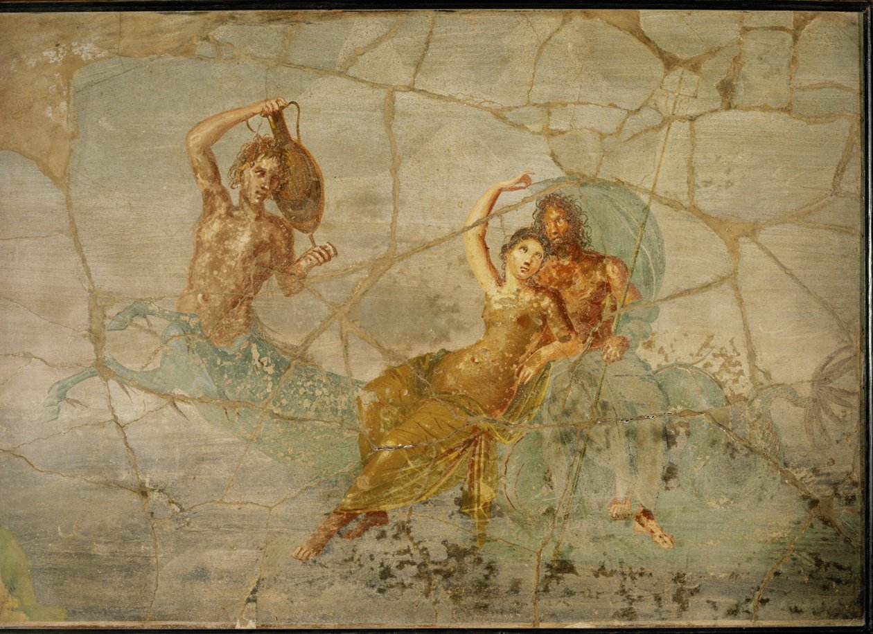 Nettuno e Anfitrite, a cavallo della coda di un tritone da Erich Lessing