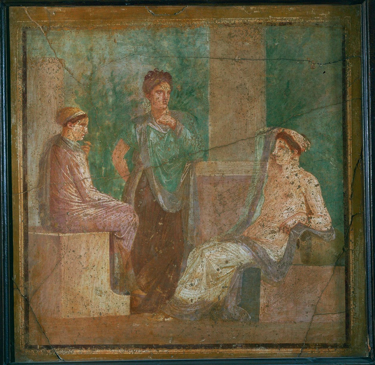 Ninfa che consulta l